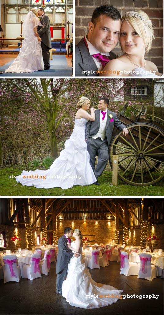 Claire and Jermaine wedding celebrations at Cooling Castle Barn