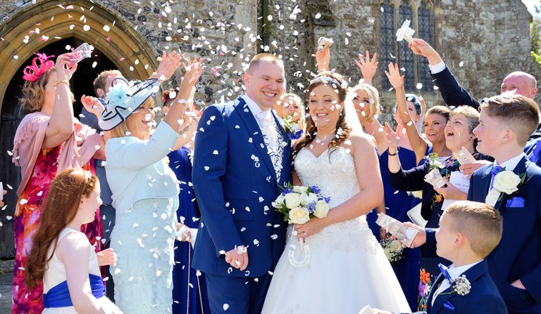 St Mary Magdelene Church, Cobham Wedding and Southern Valley Golf Course